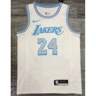 Nba Los Angeles Lakers No. ที่ไม่เหมือนใคร เสื้อกีฬาบาสเก็ตบอล ลายทีม Kobe Bryant 24 สีขาว 2021 267360