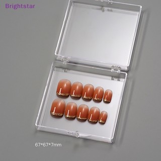 Brightstar กล่องเก็บเครื่องประดับ ต่างหู ทรงสี่เหลี่ยม ขนาดเล็ก หลากสี