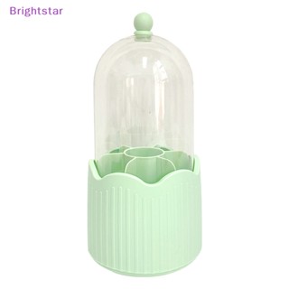 Brightstar ที่ใส่แปรงแต่งหน้า 360° Rotag กล่องเก็บเครื่องสําอาง เครื่องประดับ แบบพกพา