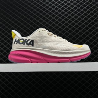 Hoka ONE ONE Clifton 9 รองเท้าผ้าใบลําลอง พื้นหนา ระบายอากาศ เบาพิเศษ สําหรับผู้ชาย ผู้หญิง เหมาะกับการวิ่ง ไซซ์ 36-45 1JYC