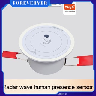 ใหม่ Tuya ZigBee สมาร์ทติดเพดาน Human Presence Sensor การตรวจจับลมหายใจ Micro Motion Detection Millimeter Wave Human Motion Detector fore