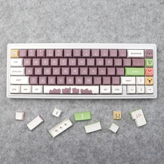 Lucky ปุ่มกดย้อมสี XDA 134 คีย์ สําหรับ Cherry-MX- Switches 61 64 68 84 87 96 104 108