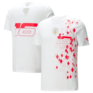 Le Claire เสื้อยืดแขนสั้น คอกลม พิมพ์ลาย Monaco แฟชั่นฤดูร้อน สําหรับผู้ชาย 2023F1