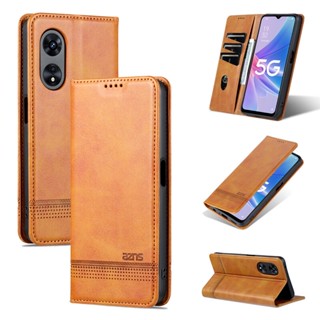 เคสโทรศัพท์หนัง ฝาพับ กันกระแทก พร้อมช่องใส่บัตร สําหรับ Reno 8T OnePlus Nord N300 N20 A1 Pro A98 F23 A58 A58X A78 A1X A57 A57e A57S A77 Realme Q5i V23 V23i Narzo 50