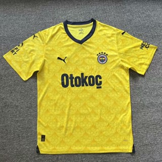 เสื้อกีฬาแขนสั้น ลายทีมชาติฟุตบอล Fenerbahce 2 Away Jersey S-XXL 23-24 ชุดเยือน สําหรับผู้ชาย