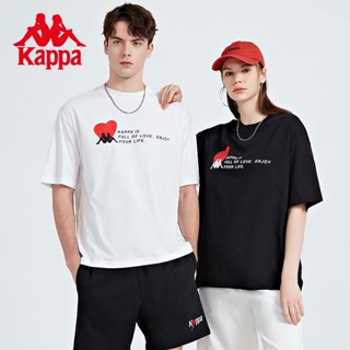 K Kappa เสื้อยืดลําลอง คอกลม แขนสั้น เข้ากับทุกการแต่งกาย สไตล์สปอร์ต แฟชั่นสําหรับผู้ชาย และผู้หญิง