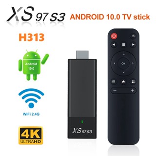 Jabs XS97 S3 ชุดกล่องรับสัญญาณสมาร์ททีวีไร้สาย H313 HDTV 4K HDR TV 2.4G 5.8G Wifi Android 10