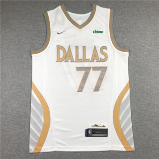 มาเวอริก NBA Season Dallas 2021 อเนกประสงค์ #77 เสื้อกีฬาบาสเก็ตบอล Luka Doncic City Edition สําหรับผู้ชาย 435364