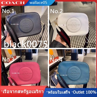 Dempsey Camera Bag With Patch C2828 กระเป๋าผู้หญิง COAC H กระเป๋าสะพายข้าง