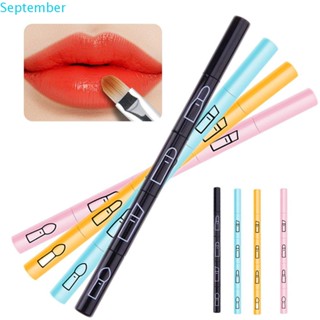 SEPTEMBER Outdoor Travel Plastic Handle Cosmetic Tools Retractable Makeup Brush