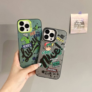 เคสโทรศัพท์มือถือแบบแข็ง ลายกราฟฟิตี้นําโชค สําหรับ iPhone 11 12 12Pro 12ProMax 13 13Pro 13ProMax 14 14Pro 14ProMax