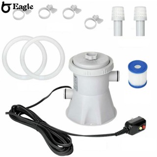 ⭐24H SHIPING⭐Enhance Water Quality in Above Ground Pools with 300 Gallon Pump and Filter Kits