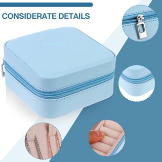 Widebeaucloud SUSHAFEN กล่องเครื่องประดับ หนัง PU ขนาดเล็ก 8 แพ็ค