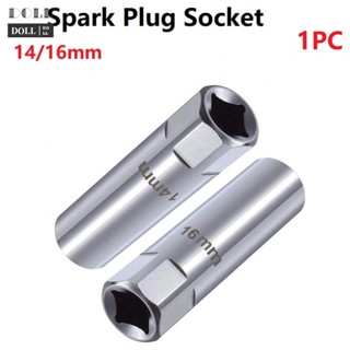 ⭐24H SHIPING ⭐Spark Plug Socket 3/8 Inch 62mm Chrome Vanadium Steel Silver Sleeve Socket