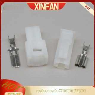 Xinfan ปลั๊กซ็อกเก็ตเชื่อมต่อสายไฟ ตัวผู้ ตัวเมีย ทองเหลือง 1 Pin 6070-1481 6070-1471 10 ชุด