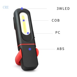 Cre ไฟฉาย LED COB แบบแม่เหล็ก ชาร์จ USB