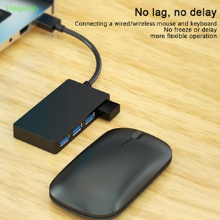 Uequilib ฮับ USB 3.0 4 พอร์ต Type C อะแดปเตอร์แปลงสายเคเบิลข้อมูล ความเร็วสูง