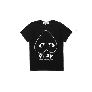 เสื้อยืดแขนสั้นลําลอง พิมพ์ลาย It CDG PLAY COMME des GARCONS Rei Kawakubo แฟชั่นฤดูใบไม้ผลิ และฤดูร้อน สําหรับผู้หญิง