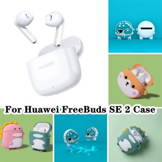 【พร้อมส่ง】เคสหูฟัง แบบนิ่ม ลายการ์ตูน สําหรับ Huawei FreeBuds SE 2 Huawei FreeBuds SE 2