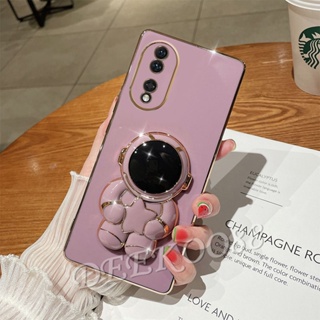 เคสโทรศัพท์มือถือ แบบนิ่ม ลายนักบินอวกาศ 3D มีขาตั้ง สําหรับ Honor 90 Lite Magic5 Pro X8a 4G 5G 2023 Honor90 Honor90Lite