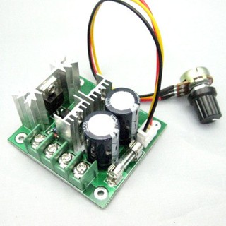 Ccmhcw pwm ลูกบิดควบคุมความเร็วมอเตอร์ DC 12V-40V 10A พร้อมฟิวส์