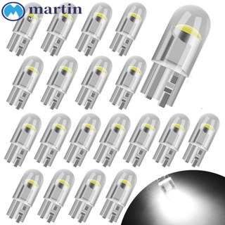 Martin ไฟอ่านหนังสือ LED 6000k T10 12v สําหรับจอดรถยนต์ 10 ชิ้น