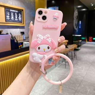 เคสโทรศัพท์มือถือ กันกระแทก ลายการ์ตูน Sanrio My Melody สําหรับ POCO F5 M4 X5 X4 X3 Pro F3 M4 M3 X3 GT Xiaomi 13 Lite 12 Pro 12T 10T 11T 8 11 Lite 5G NE Redmi 8A 6 Pro สร้อยข้อมือ