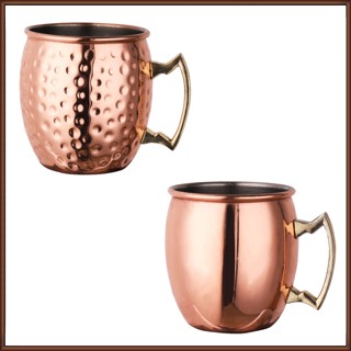 Jaz Moscow Mule แก้วมัก สเตนเลส 304 ทองแดง แฮนด์เมด สําหรับค็อกเทล วิสกี้ แชมเปญ ไวน์