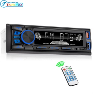 เครื่องเล่น MP3 วิทยุ FM USB AUX FM แฮนด์ฟรี พร้อมรีโมตคอนโทรลไร้สาย สําหรับรถยนต์