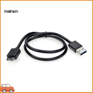 [Ma] สายเคเบิลเชื่อมต่อ USB30 A เป็น Micro B ความเร็วสูง สําหรับฮาร์ดดิสก์ภายนอก