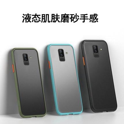 เคส Samsung Galaxy J4Plus / J6Plus เคสซัมซุง ขอบสีผิวด้าน เคสกันกระแทก TPU Case