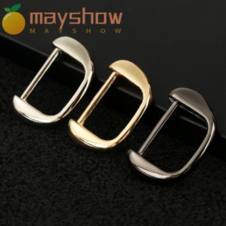 Mayshow 1/2/5 ชิ้น D Ring ถอดได้ถอดสายคล้องกระเป๋าหนังหัตถกรรมสายรัดหัวเข็มขัด