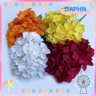 DAPHS ดอกไม้ไฮเดรนเยีย ผ้าไหม DIY สําหรับตกแต่งบ้าน ปาร์ตี้