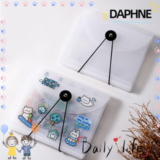 Daphne สติกเกอร์ ขนาด A6 แบบพกพา สําหรับติดตกแต่งสมุดโน้ต บิลเงินสด