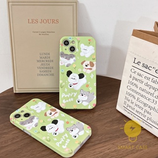 For เคสไอโฟน 14 Pro Max [Detachable Two-piece Cute Puppy 3D] เคส Phone Case For iPhone 14 Pro Max 13 12 11 For เคสไอโฟน11 Ins Korean Style Retro Classic Couple Shockproof Protective TPU Cover Shell