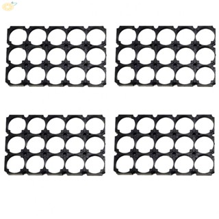 【VARSTR】Battery Holder 21700 4 Set ABS+PC Fixing Plastic Frame Power Tool Batteries
