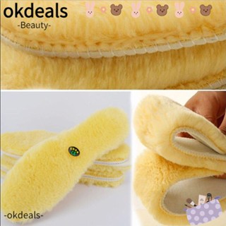 OKDEALS ใหม่ แผ่นพื้นรองเท้าบูท แบบนิ่ม ให้ความอบอุ่น 1 คู่