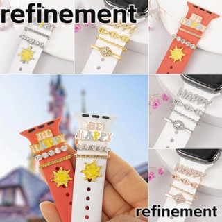 Refinement สายนาฬิกา เครื่องประดับ สร้อยข้อมือโลหะ เข็มกลัด สายรัดข้อมือ เสน่ห์