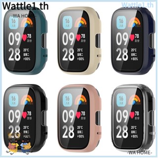 Wttle ใหม่ เคสนาฬิกาข้อมืออัจฉริยะ แบบแข็ง สําหรับ Redmi Watch 3 Active