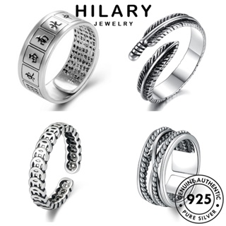 HILARY JEWELRY เครื่องประดับ แฟชั่น วินเทจ Silver เงิน เกาหลี ผู้หญิง 925 เครื่องประดับ แหวน แท้ ต้นฉบับ M041