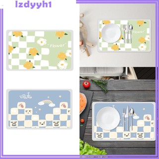 [JoyDIY] แผ่นรองจาน กันลื่น ทนทาน อเนกประสงค์ สําหรับห้องครัว