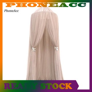 Phoneacc มุ้งตาข่ายกันยุง ทรงโดมกลม แต่งลูกไม้ สําหรับตกแต่งห้องเด็ก