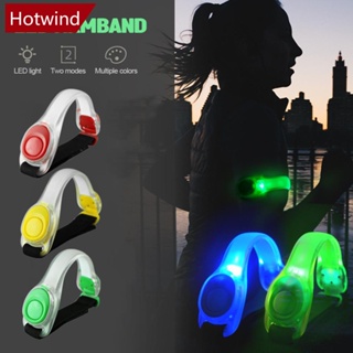 Hotwind สายรัดแขนไฟ LED เรืองแสง เพื่อความปลอดภัย สําหรับวิ่ง ขี่จักรยาน เดินป่า H4U2