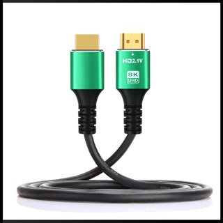 Zevaret สายเคเบิลอะแดปเตอร์แยก Hdmi ตัวผู้ เป็นตัวผู้ 2.1 8k 60hz 4k 120hz 48gbps ความเร็วสูงมาก