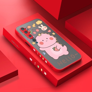 สําหรับ Xiaomi Note 10 Note 10 Lite เคสการ์ตูน มอนสเตอร์ตัวน้อยแสนซน ขอบสี่เหลี่ยม ดีไซน์ใหม่ กันกระแทก ฝ้า ใส เคสโทรศัพท์แข็ง