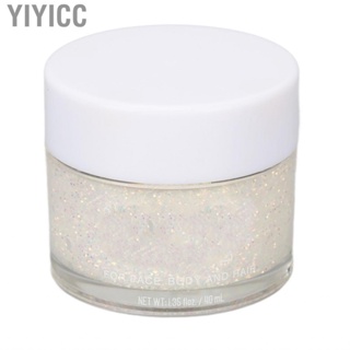 Yiyicc Glitter Highlighter  Fast Drying Soft Shining 40ml Jelly Texture Cosmetic for Face