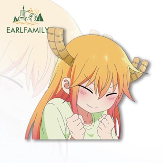 Earlfamily สติกเกอร์ไวนิล ลาย Miss Kobayashis Dragon Maid Graffiti ขนาด 13 ซม. x 11.8 ซม. สําหรับติดตกแต่งรถยนต์ แล็ปท็อป