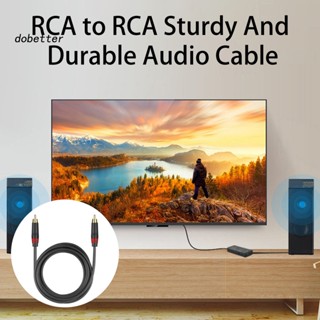 &lt;Dobetter&gt; Lossless สายสัญญาณเสียงลําโพง RCA เป็น RCA อเนกประสงค์ สําหรับกีตาร์ไฟฟ้า