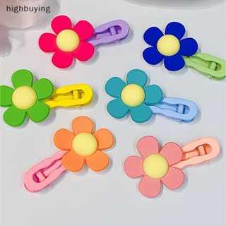 [highbuying] กิ๊บติดผม รูปดอกทานตะวัน ดอกไม้น่ารัก สไตล์เกาหลี เครื่องประดับผม สําหรับเด็กผู้หญิง พร้อมส่ง