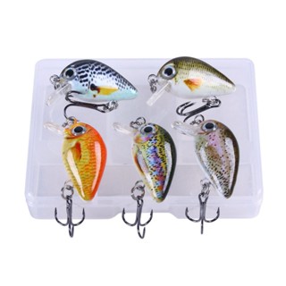 5pcs/set Fishing Lure Mini Crankbaits Artificial Baits Lure For Fishing